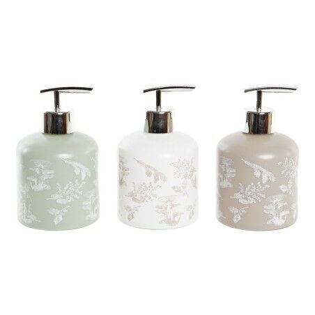 Dispenser di Sapone DKD Home Decor Cristallo ABS 350 ml (8 x 8 x 14 cm) (3 Unità)