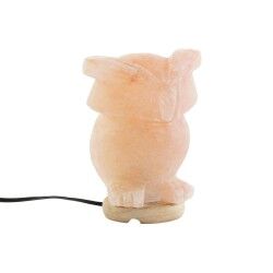 Lampada da tavolo DKD Home Decor Rosa Esci Acacia 15 W 220 V 14 x 14 x 18 cm