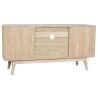 Mobile TV Home ESPRIT Dorato Naturale Rattan Abete 120 x 40 x 60 cm