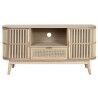 Mobile TV Home ESPRIT Dorato Naturale Rattan Abete 120 x 40 x 60 cm