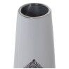 Vaso Alexandra House Living Bianco Argentato Ceramica Luminoso 13 x 13 x 45 cm