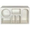 Credenza Home ESPRIT Bianco Legno MDF 120 x 26 x 75 cm