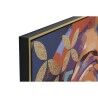 Tela Home ESPRIT Dorato polistirene Tela Coloniale Africana 82 x 3,5 x 122 cm (2 Unità)
