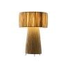 Lampada da tavolo Home ESPRIT Marrone Metallo Rafia 50 W 220 V 27 x 27 x 40 cm