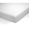 Lenzuolo con angoli aderenti Alexandra House Living QUTUN Bianco 140 x 1 x 200 cm