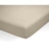 Lenzuolo con angoli aderenti Alexandra House Living QUTUN Taupé 200 x 200 cm 200 x 1 x 200 cm