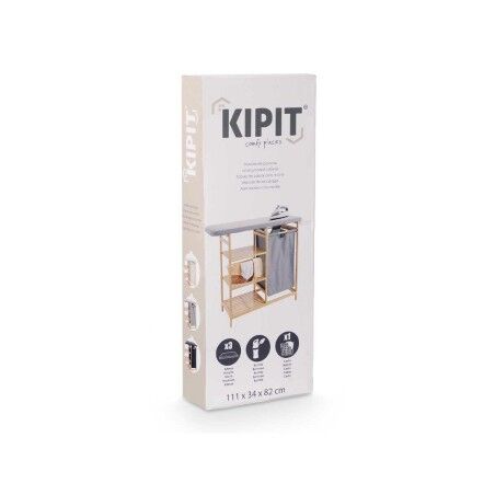 Asse da Stiro Kipit 1443FL BAMBOO.2 Grigio Stoffa Bambù