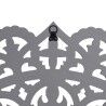 Decorazione da Parete Grigio Legno Legno MDF 90 x 1 x 90 cm