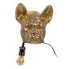 Applique da Parete Dorato Resina A 40 W Cane 220-240 V 28 x 26,5 x 23 cm