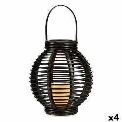 Torcia a LED Ibergarden B5004 Marrone Plastica 21 x 23,7 x 21 cm (4 Unità)