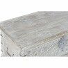 Forziere DKD Home Decor 88 x 40 x 45 cm Bianco Ottone Legno di mango