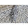Forziere DKD Home Decor 88 x 40 x 45 cm Bianco Ottone Legno di mango