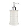Dispenser di Sapone Berilo DW20800-B Bianco Metallo Ceramica Onde 260 ml (12 Unità)