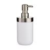 Dispenser di Sapone Berilo BP15-001-2 Bianco Argentato Plastica 350 ml 8 x 17 x 9 cm (6 Unità)