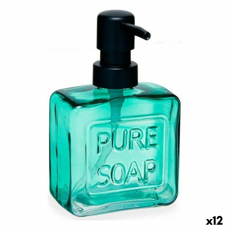 Dispenser di Sapone Berilo Pure Soap Verde Cristallo Plastica 250 ml 9 x 15 x 5 cm (12 Unità) Dispenser di Sapone Berilo Pure Soap Verde Cristallo Plastica 250 ml 9 x 15 x 5 cm (12 Unità)
