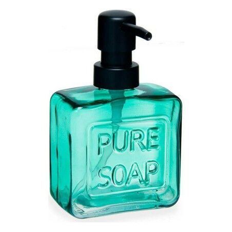 Dispenser di Sapone Berilo Pure Soap Verde Cristallo Plastica 250 ml 9 x 15 x 5 cm (12 Unità)