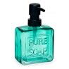 Dispenser di Sapone Berilo Pure Soap Verde Cristallo Plastica 250 ml 9 x 15 x 5 cm (12 Unità)