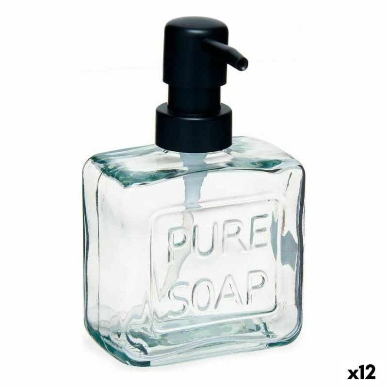 Dispenser di Sapone Berilo Pure Soap Trasparente Cristallo Plastica 250 ml 9 x 15 x 5 cm (12 Unità) Dispenser di Sapone Berilo Pure Soap Trasparente Cristallo Plastica 250 ml 9 x 15 x 5 cm (12 Unità)