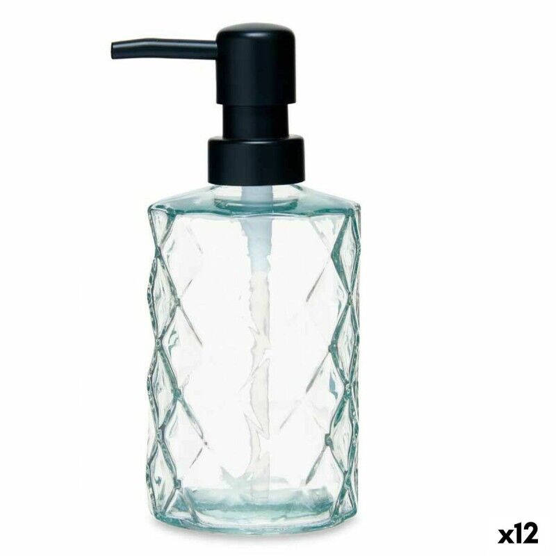 Dispenser di Sapone Berilo CN-B5463VB-1-367 Trasparente Cristallo Plastica Diamante 410 ml 9 x 18 x 7 cm (12 Unità) Dispenser di Sapone Berilo CN-B5463VB-1-367 Trasparente Cristallo Plastica Diamante 410 ml 9 x 18 x 7 cm (12 Unità)