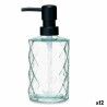 Dispenser di Sapone Berilo CN-B5463VB-1-367 Trasparente Cristallo Plastica Diamante 410 ml 9 x 18 x 7 cm (12 Unità)