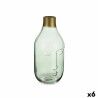 Vaso Viso Verde Vetro 11 x 24,5 x 12 cm (6 Unità)