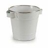 Vaso Ibergarden A60354-D Bianco Argentato Zinco Secchio 19,5 x 14,5 x 16,5 cm (24 Unità)