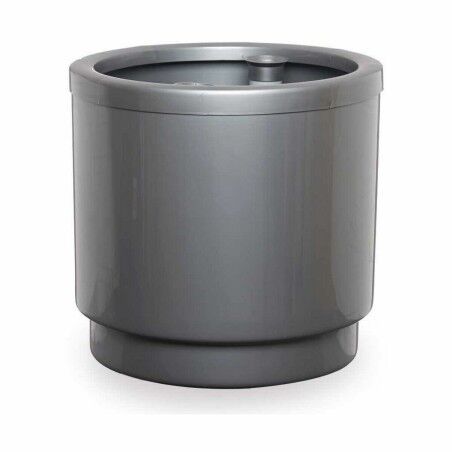 Vaso Autoirrigante Ibergarden 4132-PLA Argentato polipropilene 32 x 30,5 x 32 cm (4 Unità)