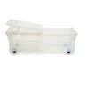 Scatola con Ruote per Organizzare 30 L 40 x 18 x 59,5 cm (14 Unità)