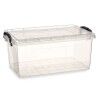 Scatola portaoggetti con coperchio Kipit TP546-1 Trasparente Plastica (12 Unità)
