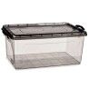 Scatola portaoggetti con coperchio Kipit TP547-2 Antracite Plastica 22 L (6 Unità)