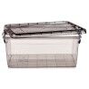 Scatola portaoggetti con coperchio Kipit TP547-2 Antracite Plastica 22 L (6 Unità)