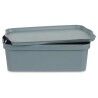 Scatola portaoggetti con coperchio Kipit TP595-2 Grigio Plastica 14 L 29,5 x 14,3 x 45 cm (12 Unità)