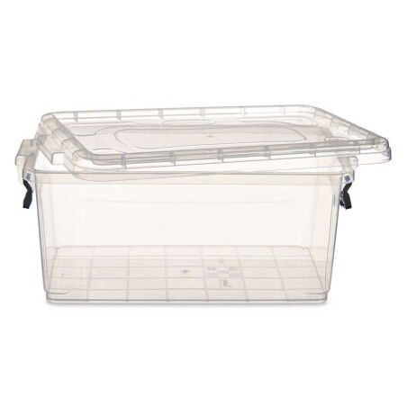 Scatola portaoggetti con coperchio Kipit TP545-1 Trasparente Plastica (12 Unità)