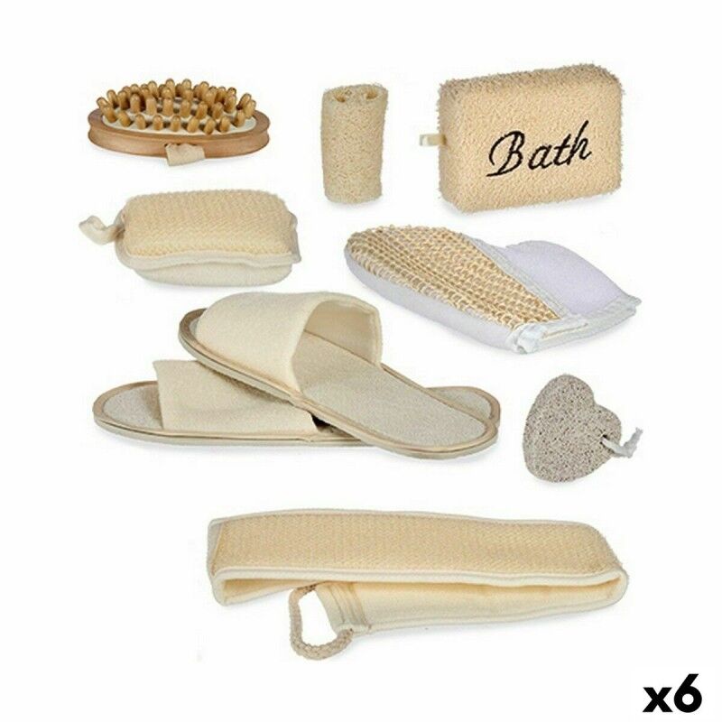 Set da Bagno Berilo AR1910122 Marrone Cestino (6 Unità) Set da Bagno Berilo AR1910122 Marrone Cestino (6 Unità)