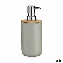 Dispenser di Sapone Berilo BP16-101G Grigio Bambù polipropilene 350 ml 8 x 17 x 9 cm (6 Unità)