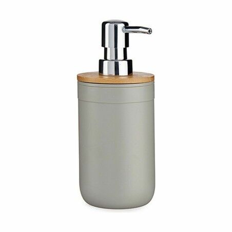 Dispenser di Sapone Berilo BP16-101G Grigio Bambù polipropilene 350 ml 8 x 17 x 9 cm (6 Unità)