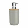 Dispenser di Sapone Berilo BP16-101G Grigio Bambù polipropilene 350 ml 8 x 17 x 9 cm (6 Unità)