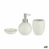 Set da Bagno Berilo DW29153-1 Bianco Ceramica (12 Unità)