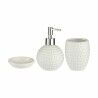 Set da Bagno Berilo DW29153-1 Bianco Ceramica (12 Unità)