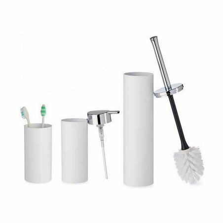 Set da Bagno Berilo B6274 S3-3 Bianco Plastica (8 Unità)