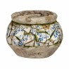 Statua Decorativa da Giardino Ibergarden ZD19021 Poliresina Vaso 28 x 19,5 x 28 cm (2 Unità)