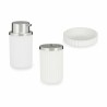 Set da Bagno Berilo 3318-1 Bianco Plastica (12 Unità)