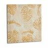 Tela Foglia della pianta Dorato 28 x 28 x 1,5 cm (36 Unità)