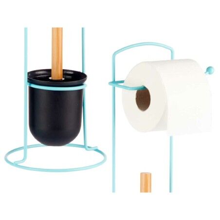 Portarotolo di Carta Igienica Berilo W2930APB - 408 Azzurro 17 x 57 x 16,5 cm (6 Unità)