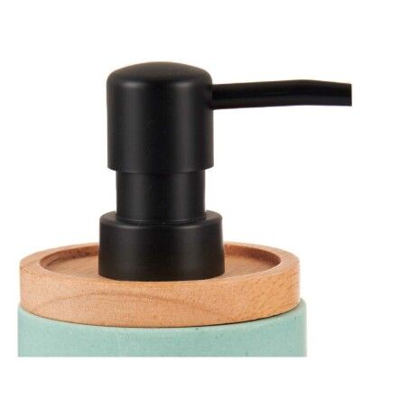 Dispenser di Sapone Berilo B5456BC-1 - 446 Menta Legno Resina Plastica 9,5 x 18,5 x 7,8 cm (6 Unità)