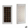 Tela Geometrico 61,5 x 3 x 121,5 cm (2 Unità)