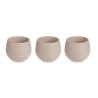 Set di Vasi Ibergarden ES0101214S3 Taupé Plastica 8 x 8 x 7 cm (8 Unità)
