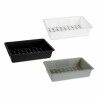 Contenitori per Cassetti Kinvara CN18799 Bianco Nero polipropilene 16 x 5 x 24 cm (36 Unità)