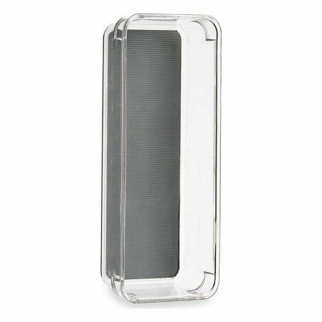 Contenitori per Cassetti Kinvara W623310 Grigio Plastica riciclata 9,3 x 4,5 x 23 cm (24 Unità)