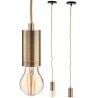Lampadario Dorato Metallo 60 W 11,5 x 12 x 11,5 cm (6 Unità)